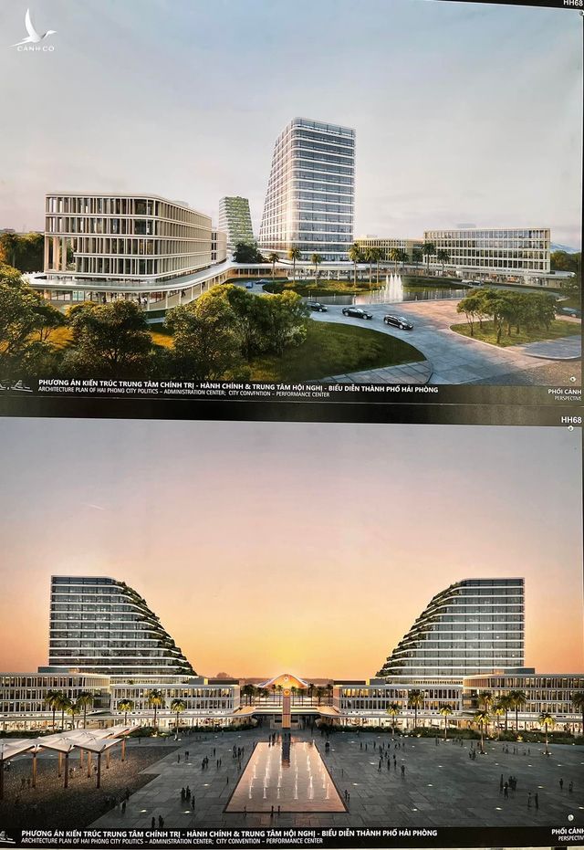 Choáng ngợp với thiết kế trung tâm hành chính - chính trị 10.000 tỷ của Hải Phòng: Nhìn mà ngỡ KĐT, khách sạn 5 sao - Ảnh 2.