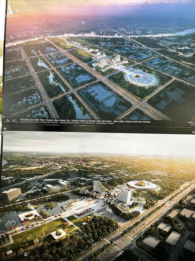 Choáng ngợp với thiết kế trung tâm hành chính - chính trị 10.000 tỷ của Hải Phòng: Nhìn mà ngỡ KĐT, khách sạn 5 sao - Ảnh 4.