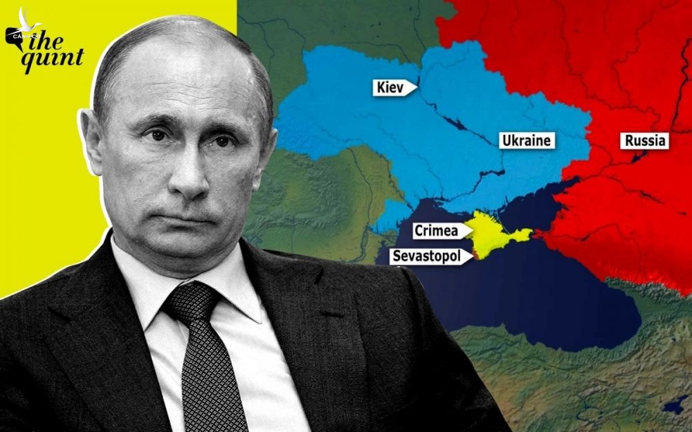 Tổng thống Putin và xung đột Nga-Ukraine. Đồ họa: The Quint.