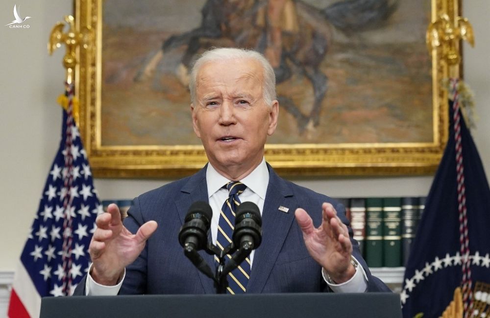 Tổng thống Mỹ Joe Biden tại Nhà Trắng ngày 11/3. Ảnh: AFP.