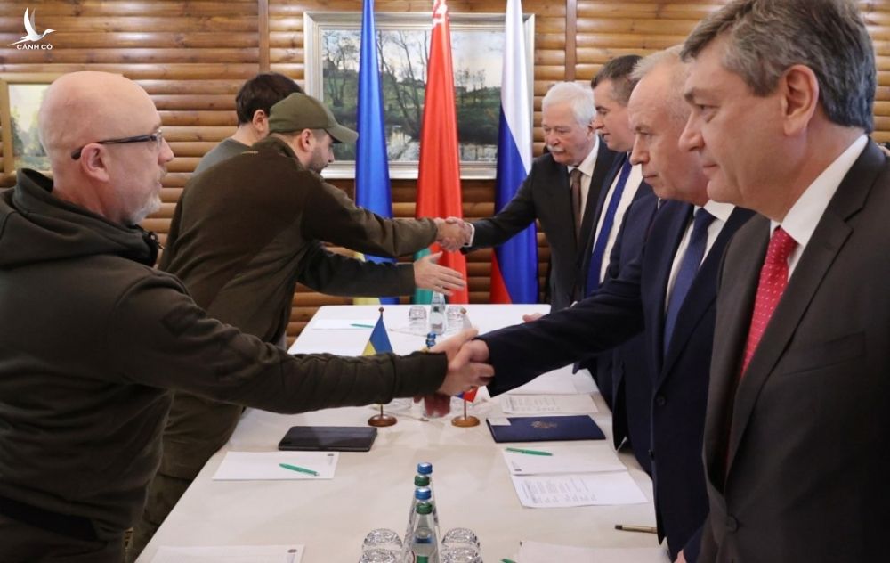Vòng đàm phán thứ hai Nga - Ukraine tại Belarus. Nguồn: Ria Novosti