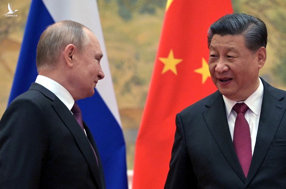 Tổng thống Nga Vladimir Putin gặp Chủ tịch Trung Quốc Tập Cận Bình hôm 4/2 tại Bắc Kinh. Ảnh: Reuters