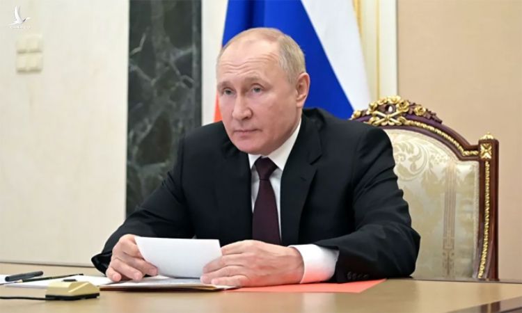 Tổng thống Nga Vladimir Putin trong cuộc họp với thành viên Hội đồng An ninh Quốc gia ngày 21/1. Ảnh: RIA Novosti.