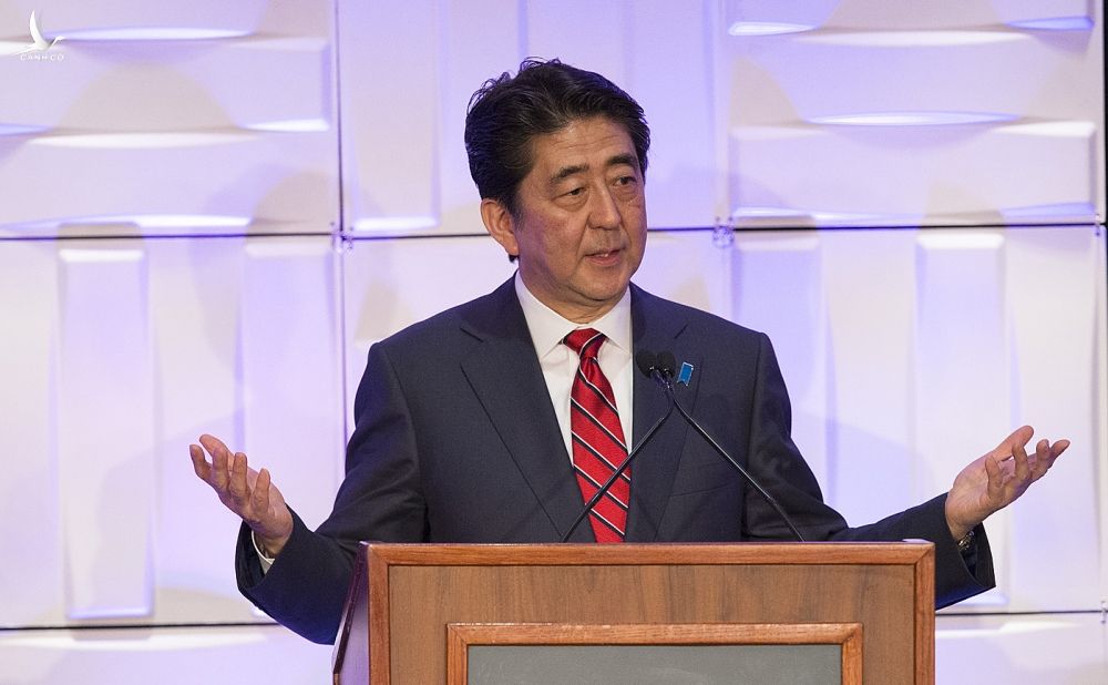 Cựu thủ tướng Nhật Shinzo Abe. Ảnh: AFP.