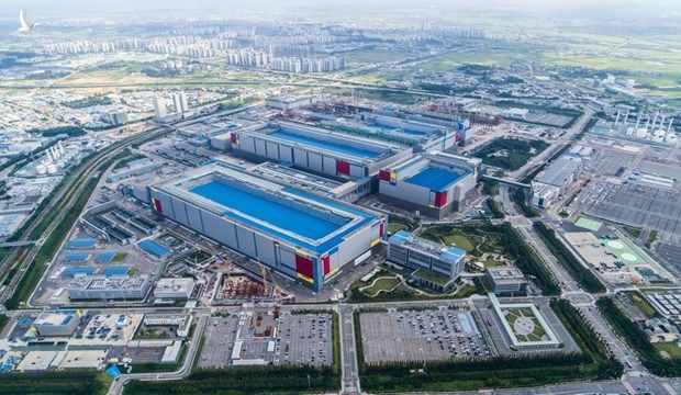 Nhà máy sản xuất chip của Samsung tại Việt Nam.