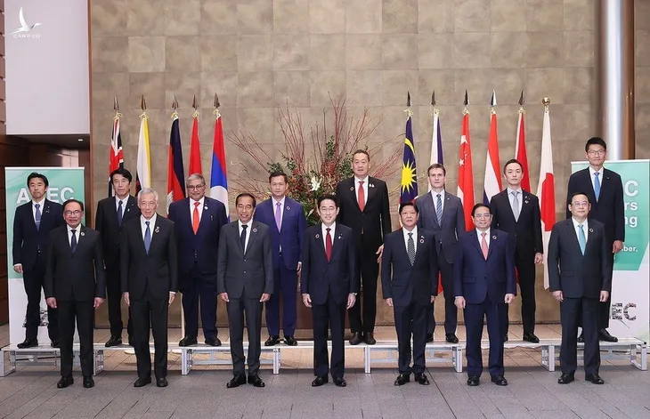 Thủ tướng Phạm Minh Chính và các trưởng đoàn ASEAN, Úc dự hội nghị cấp cao AZEC.