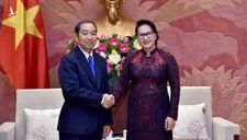 Chủ tịch Quốc hội tiếp Chánh án Tòa án nhân dân Tối cao Lào