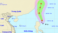 Xuất hiện bão Danas gần Biển Đông, gió giật cấp 10