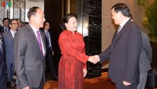 Chủ tịch Quốc hội tiếp Bí thư Tỉnh ủy Giang Tô, Trung Quốc