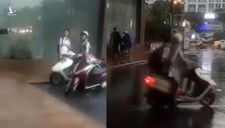Bảo vệ khách sạn Grand Plaza đuổi phụ nữ và trẻ em trú mưa nhận cái kết đắng
