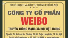 Đừng để “cáo” Weibo gửi chân trên lãnh thổ Việt Nam