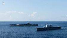 Tàu sân bay Mỹ USS Ronald Reagan xuất hiện ở Biển Đông