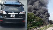 Lý giải bất ngờ của chủ xe Lexus chặn đầu xe cứu hỏa ở Nghệ An