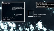 Nhóm tàu Hải Dương Địa Chất 8 Trung Quốc đang rút về phía đảo Hải Nam