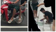 Xịt sơn ‘xí chỗ’ bán hàng ngay trên cầu đẹp nhất Hải Phòng