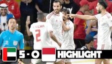 Highlights vòng loại World Cup: UAE 5-0 Indonesia
