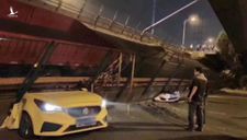 Sập cầu vượt cao tốc ở Trung Quốc, nhiều ôtô bị đè bẹp