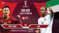 Xem trực tiếp bóng đá trận Việt Nam – UAE
