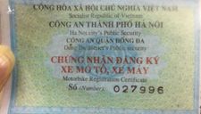 Sẽ cấp cà-vẹt xe bằng thẻ nhựa có mã QR?