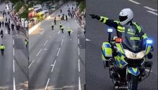 Cảnh sát Hồng Kông lái xe xông vào người biểu tình: Triệu Tử Long dũng mãnh đơn độc phá vòng vây