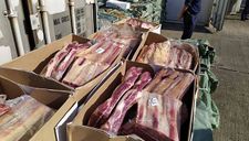 Bắt đường dây đưa lậu 540 tấn thịt vào Trung Quốc