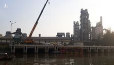 Vỡ đường ống Xi măng Chinfon Hải Phòng, dầu tràn ra sông