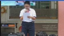 “Bắt học sinh kiểm điểm giữa trường rồi quay clip đưa lên mạng là phản cảm”