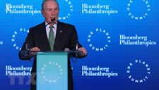 Bầu cử Mỹ 2020: Tỷ phú Bloomberg nhận được sự ủng hộ lớn