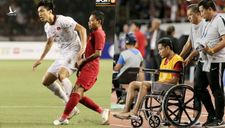 Báo Indonesia bức xúc vụ Evan Dimas phải ngồi xe lăn