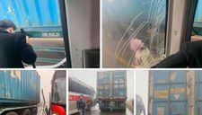 Thực hư xe container ‘dìu’ xe khách mất phanh, cứu hàng chục người ở Sơn La