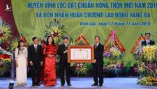 Huyện Vĩnh Lộc về đích nông thôn mới ‘ngoài kế hoạch’