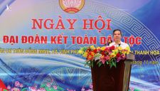 Trưởng Ban kinh tế Trung ương Nguyễn Văn Bình dự Ngày hội Đại đoàn kết toàn dân tộc tại Thanh Hóa.