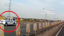 Dân phát hiện xe CSGT đi lùi trên cao tốc còn dùng còi ưu tiên và sự thật đằng sau…