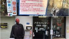 Cửa hàng Nhật gây tranh cãi vì để bảng cấm du khách Trung Quốc