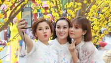 Hàng nghìn bạn trẻ ‘check-in’ phố hoa mai giữa Sài Gòn