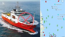 Ba tàu chấp pháp Việt Nam bám sát nhóm tàu Hải Dương Địa Chất 8 của Trung Quốc