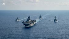 Tàu chiến Mỹ, Úc cùng tham gia tập trận trên Biển Đông
