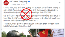 Vạch trần hoạt động xuyên tạc việc ban hành Luật Biểu tình để chống phá