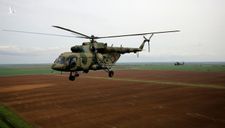 Rơi trực thăng quân sự Nga, không một ai sống sót