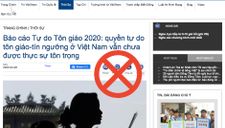 Chỉ trích của Ủy ban Tự do Tôn giáo Quốc tế Mỹ không bao giờ làm giảm được uy tín của Việt Nam