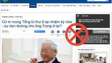 “Việc gì cử tri phải dọn đường cho Tổng bí thư ở lại?”