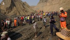 Sạt lở đất làm 113 người chết, 200 người bị chôn vùi ở Myanmar