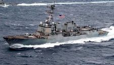 Sức mạnh chiến hạm Mỹ USS Mustin cử đến Hoàng Sa lúc Trung Quốc tập trận