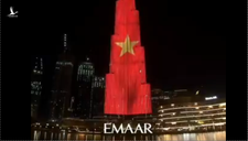 Toà nhà cao nhất thế giới phủ cờ Việt Nam