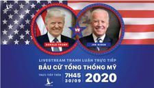 Đón xem Tranh luận trực tiếp Donald Trump và Joe Biden bầu cử Tổng thống Mỹ 2020 (7h45 ngày 30/9)