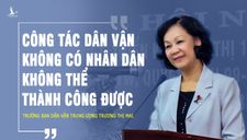 Ủy viên Bộ Chính trị Trương Thị Mai: Trưởng ban dân vận hết lòng vì dân