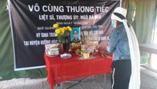 Vợ liệt sỹ Đoàn 337 nén đau thương chịu tang chồng tại khu cách ly