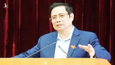 Trưởng Ban Tổ chức Trung ương Phạm Minh Chính tiếp xúc cử tri thị xã Đông Triều