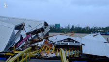 Tan tành làng nhà hàng bè nổi sầm uất ở tâm bão số 9