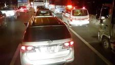 Tai nạn liên hoàn, cao tốc TP.HCM – Trung Lương ùn tắc 10 km